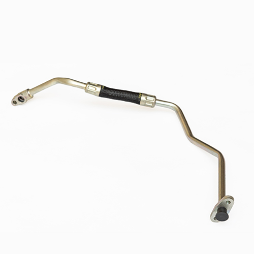 Oil Cooler Line With Abrasion Sleeve